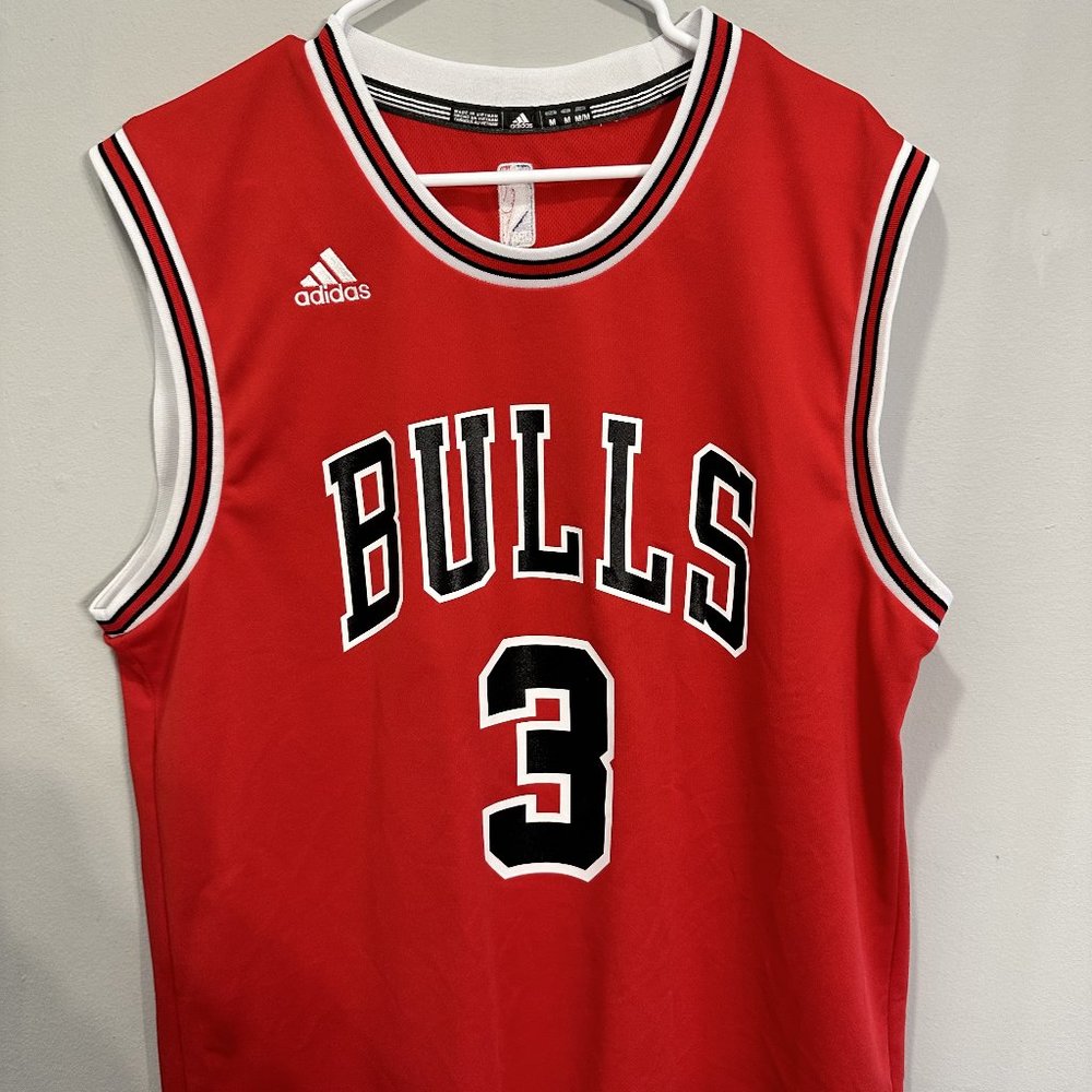 Authentic Rare Chicago Bulls Dwyane Wade Swingman Jersey #3 Adidas Size Medium
